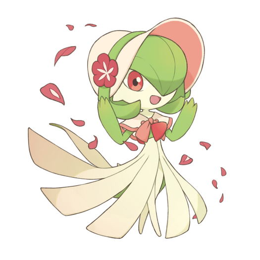 Fashionable Gardevoir [Pokemon] Sticker/keychain design, posted under sunseedberry