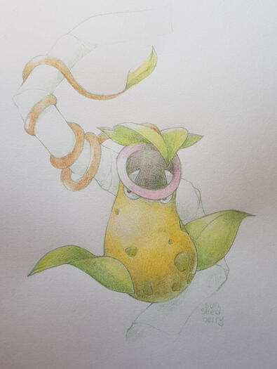 Victreebel [Pokemon] Traditional. Older piece, posted under sunseedberry