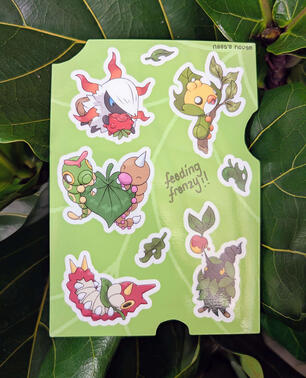 Feeding Frenzy Sticker Sheet