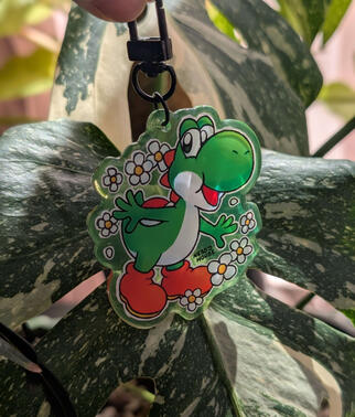 Yoshi Keychain